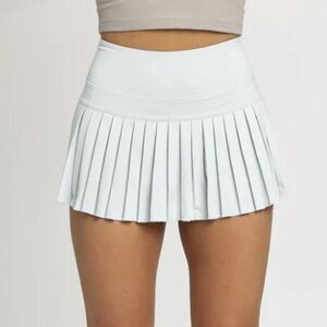 Gold Hinge Ice Blue Tennis skort nwt